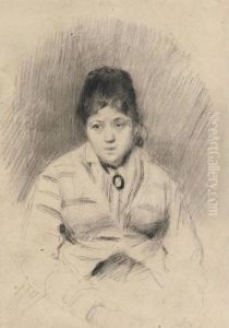 Ritratto Di Donna; Studi Ritratto Di Donna; Studi