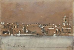 Veduta Della Marinella by Antonio Mancini
