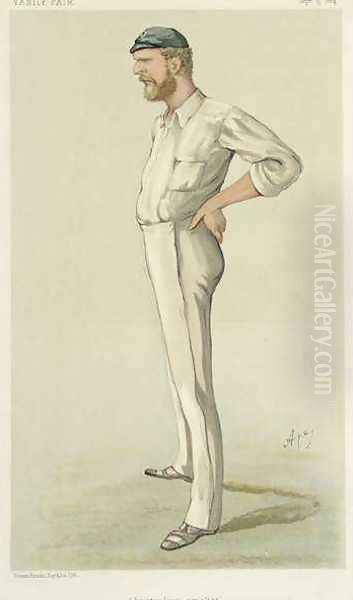 Australian Cricket, cartoon from Vanity Fair, September 13th 1884 - view 1