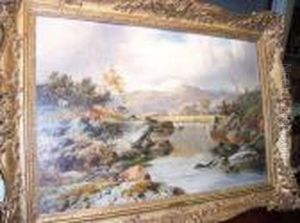 Welsh Mountain Stream by William Henry Mander