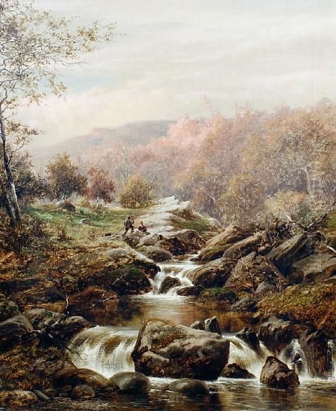 A Sunny Evening, Autumn Near Dolgelly, Northwales - view 1
