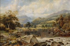 In The Valley Of The Lledr by William Henry Mander