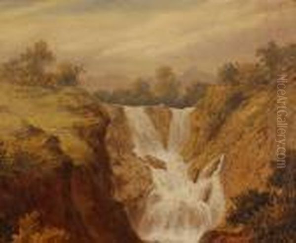 Highland Waterfall - view 1