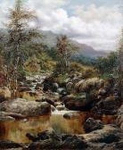 A Highland Stream by William Henry Mander