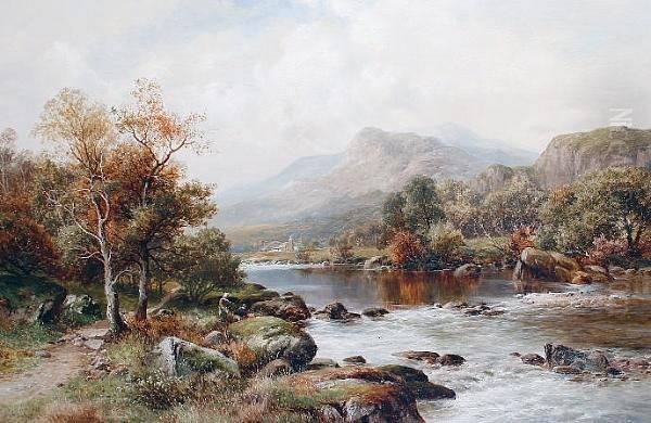 Fishing In A River Valley - view 1