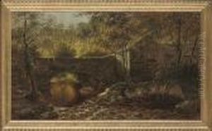 The Old Mill, Near Dolgelly, North Wales by William Henry Mander