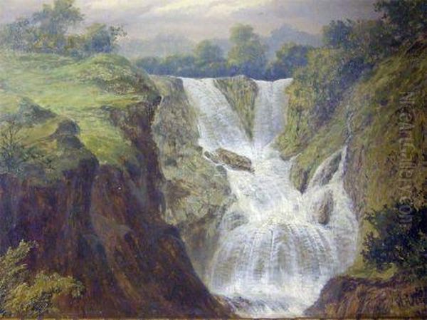 Bears Signature, Oil, The Waterfall, 18 - view 1