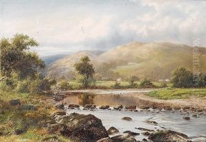 Stepping Stones At Bettws-y-coed, N.w.