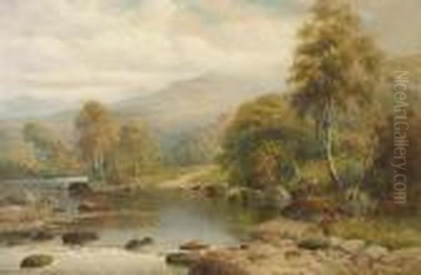 On The Glaslyn, North Wales - view 1