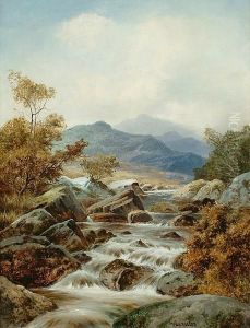 Highland River Landscapes by William Henry Mander