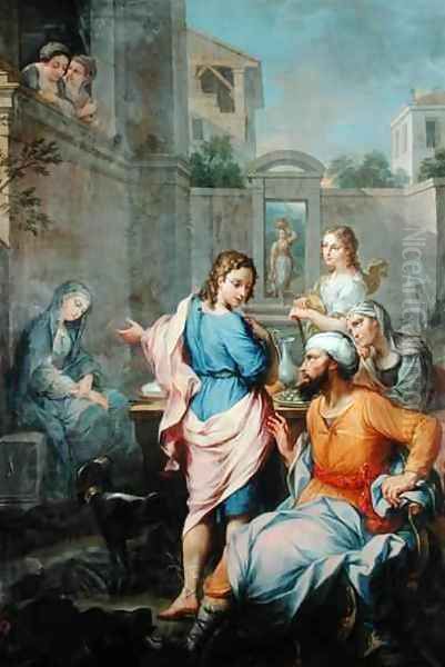 Tobias Asking Raguel for his Daughter, Sarahs, Hand in Marriage, 1733 - view 1