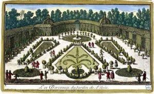The Jardin de Sylvie, Chantilly, from Vues des belles maisons de France, published 1680