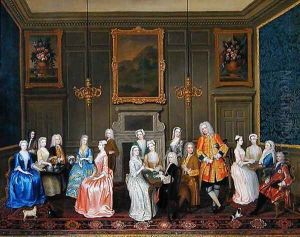Tea Party at Lord Harringtons House, St. Jamess