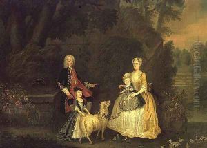 Sir William Strickland and his family by Charles Phillips
