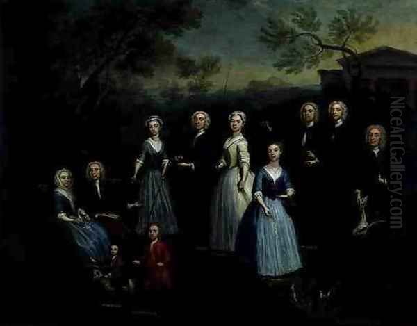 The Russell, Revett and Greenhill Families, 1740s - view 1