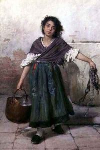 A Young Venetian Water-Carrier by Ludwig Passini