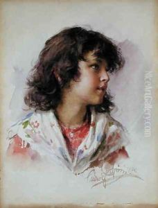 Head of a Girl, 1886 Head of a Girl, 1886