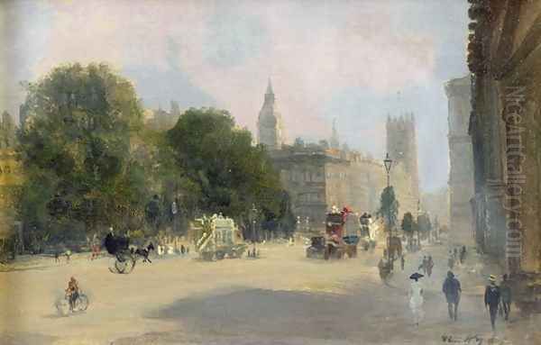 Early Afternoon, Whitehall, London - view 1