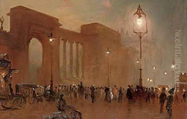 Sunday Evening, Hyde Park Corner - view 1