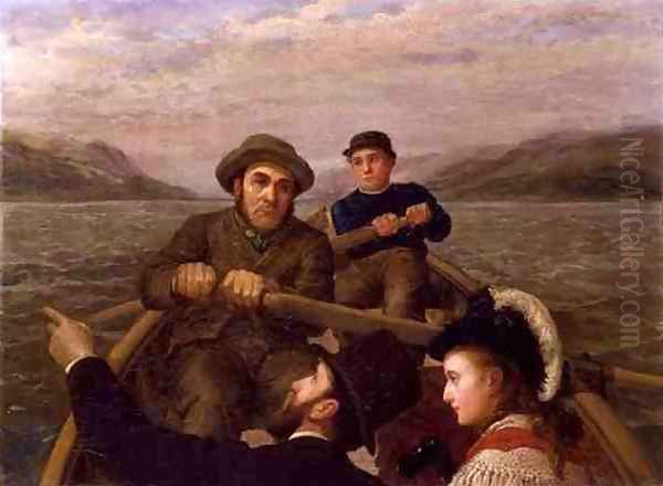 Journey By Rowing Boat, 1878 - view 1