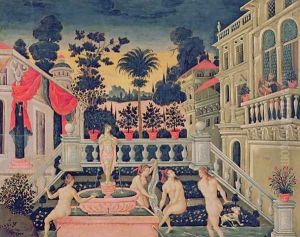 David Watching Bathsheba Bathing, c.1650 by Theodoros Pulakis