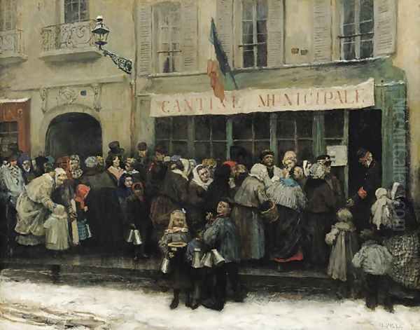 A Soup Kitchen during the Siege of Paris, after 1870 - view 1