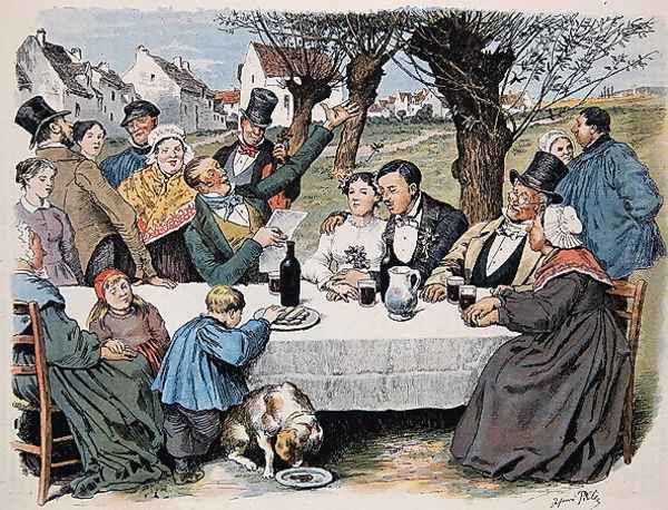 Wedding Celebration, end nineteenth century - view 1