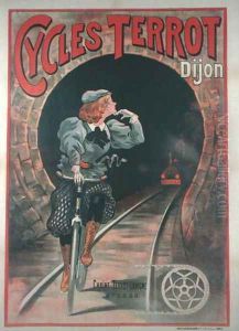 Poster advertising the Terrot Cycles, in Dijon, 1900-01 by Plouzeau