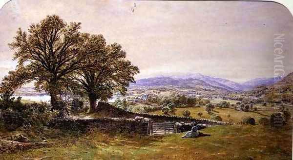 Lady in a Landscape, Ambleside - view 1