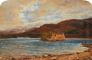On the Tummel below Pitlochry; and Loch-an-Eilan by Waller Hugh Paton