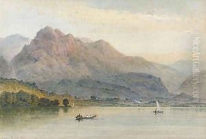 An extensive lake, India
