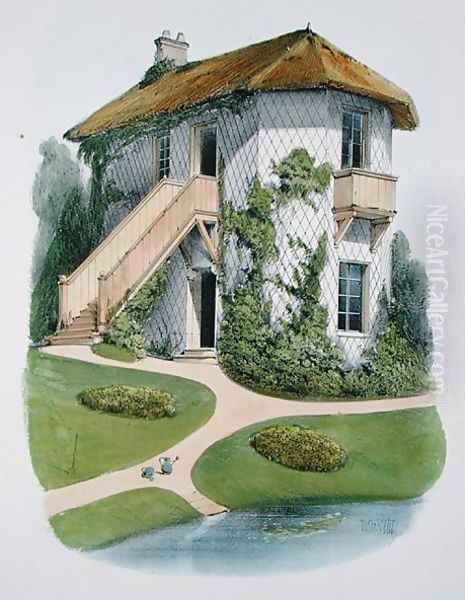 Gardeners cottage, from Habitations Champetres, published c.1885 - view 1