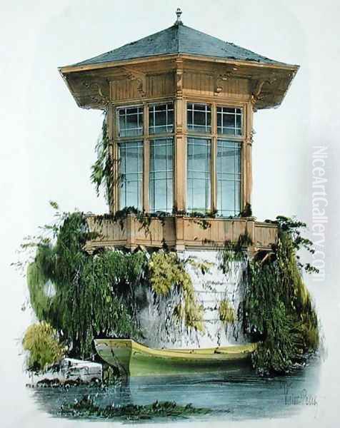 Park Pavilion, from Habitations Champetres, published c.1855 - view 1