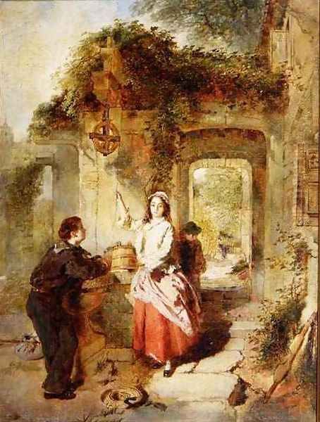 Courting at the Well, 1862 - view 1