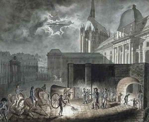 Transferring Prisoners to the Conciergerie, 26th May 1804 by Armand de Polignac