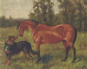 A bay with a collie by George Paice