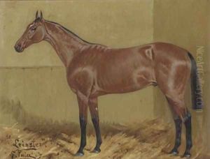 Sir T. Gallway's Leinster in a stable by George Paice