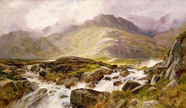 The Glyder Fawr from Pen-y Ben Glog, 1876 - view 1