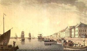 The English Embankment by the Senate, 1801 The English Embankment by the Senate, 1801