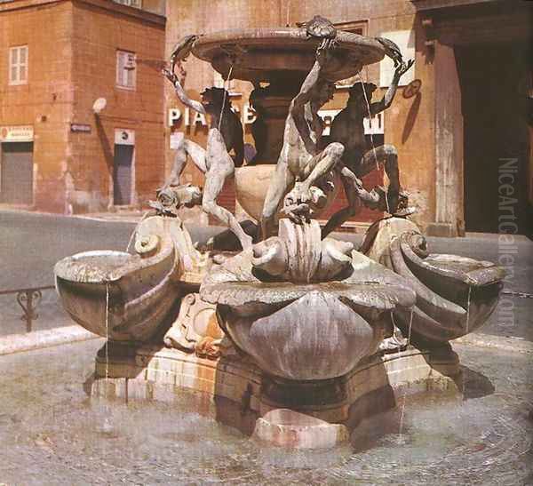 Fontana delle Tartarughe - view 1