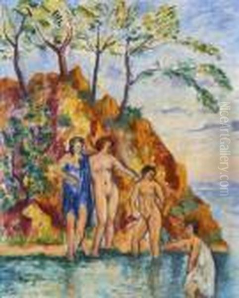 Baigneuses, L'oustalet, Saint-tropez - view 1