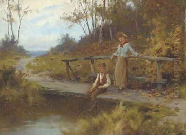 Fishing from the bridge - view 1