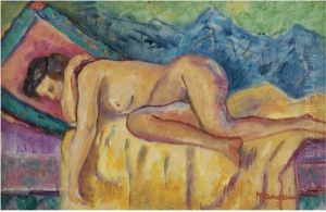 Nu Endormi by Henri Charles Manguin