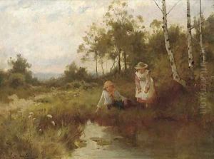 By the pond by Joseph Paulman