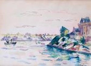 Manoir Au Bord De La Rance by Henri Charles Manguin