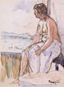 Saint-tropez, Nu A La Fenetre