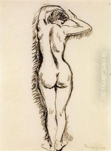 Nu Debout De Dos by Henri Charles Manguin