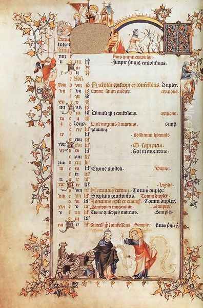 Belleville Breviary: December - view 1