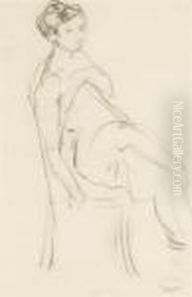 Jeune Femme Assise - view 1