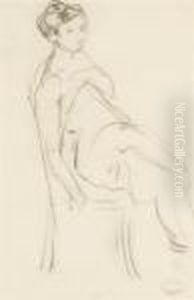 Jeune Femme Assise by Henri Charles Manguin